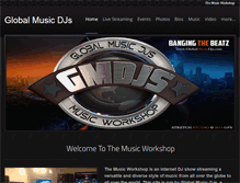 Tablet Screenshot of globalmusicdjs.com